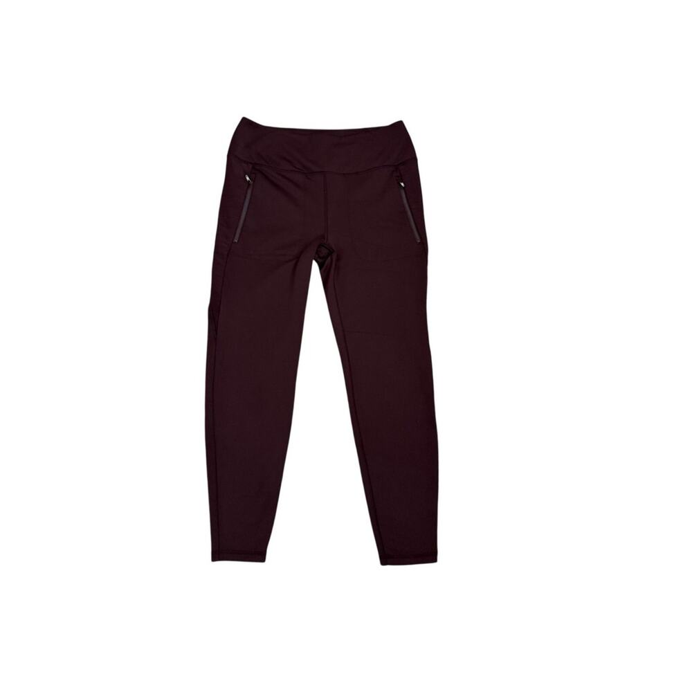 Spyder Activewear Athletic Maroon Fleece Legging Jogger Sweatpants Size XL